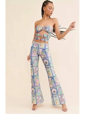 Oceanus x Free People Eden Cutout Jumpsuit